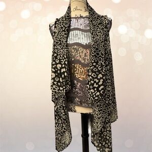 Chic Women's Leopard Print Vest